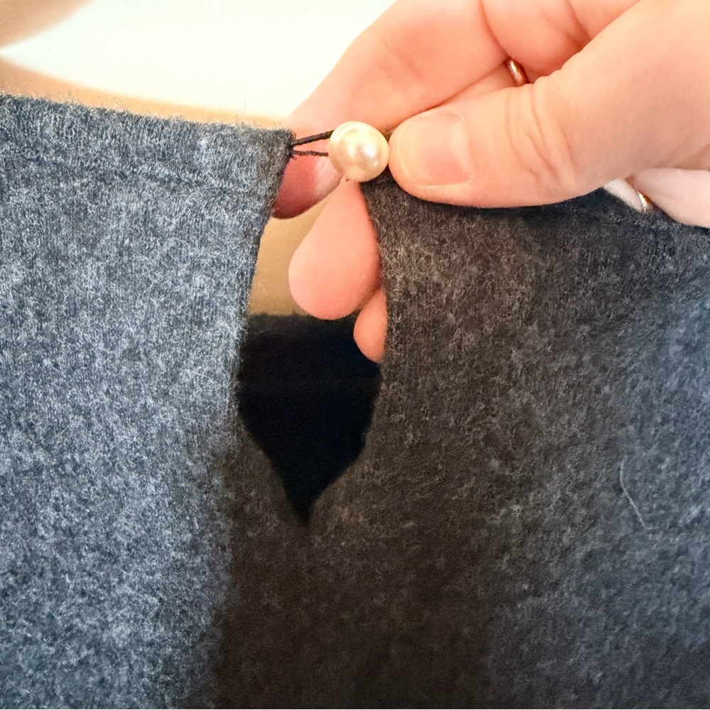 Vintage a.Byer crop tee gray S - Picture 4 of 4